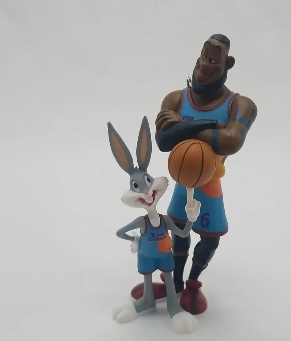Hallmark Keepsake Ornament Space Jam Lebron James & Bugs Bunny Christmas 2021
